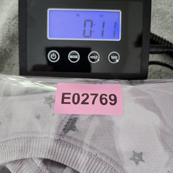 Xersion Sweatshirt Womens XXL Purple Silver Metallic Foil Star Pullover Casual - Picture 7 of 7